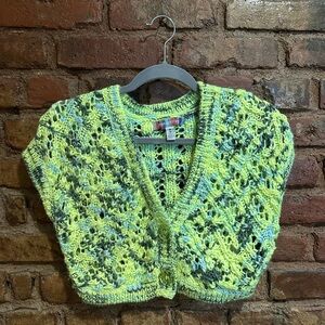 Urban Outfitters Lotti Cropped Knit Cardigan